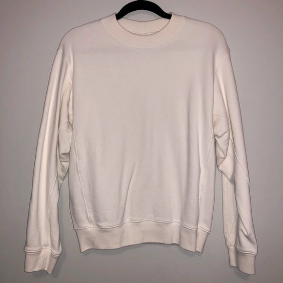 Uniqlo Cream Crewneck Sweatshirt - Picture 1 of 4
